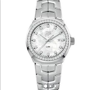 Barely worn women's Tag Heuer Diamond Bezel Links
